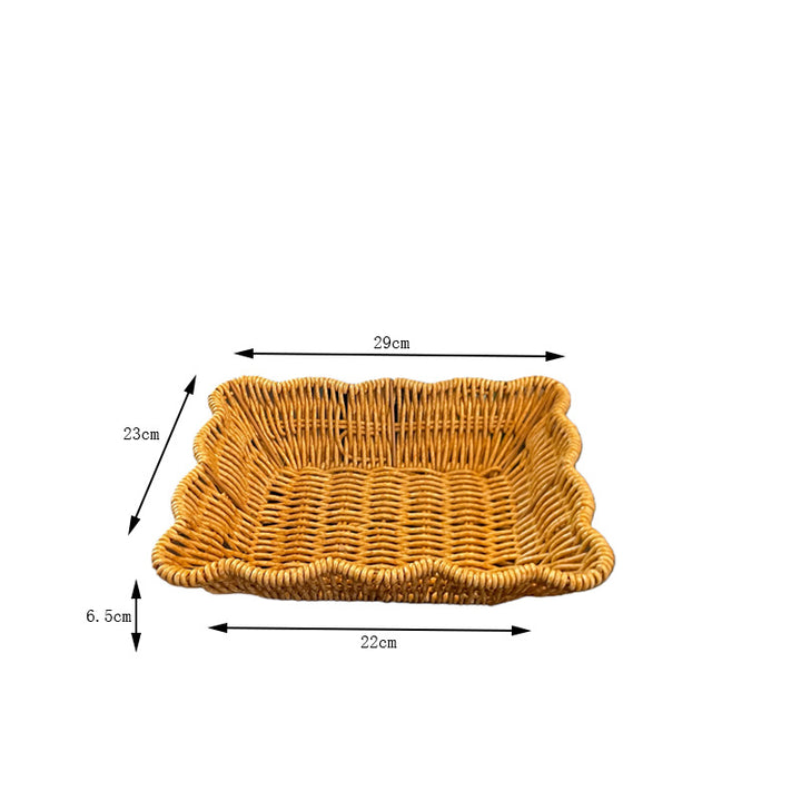 Decorative Woven Fruit Serving Bowl Kalsten
