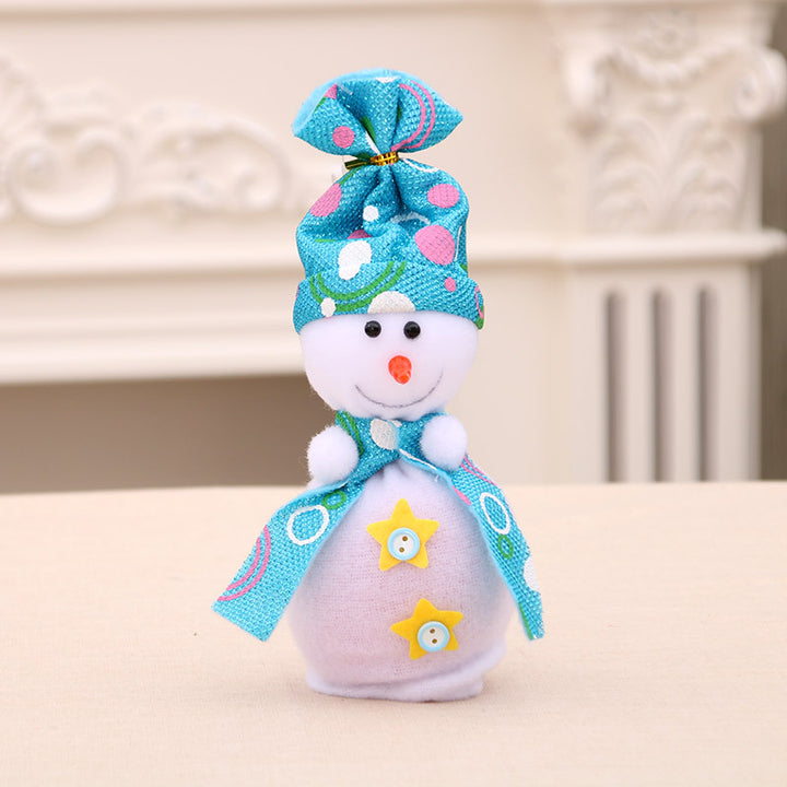 Decorative Plush Snowman Figurine Kalsten