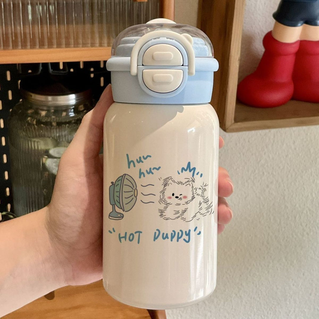 Ladies creative water bottle with animal motif Kalsten