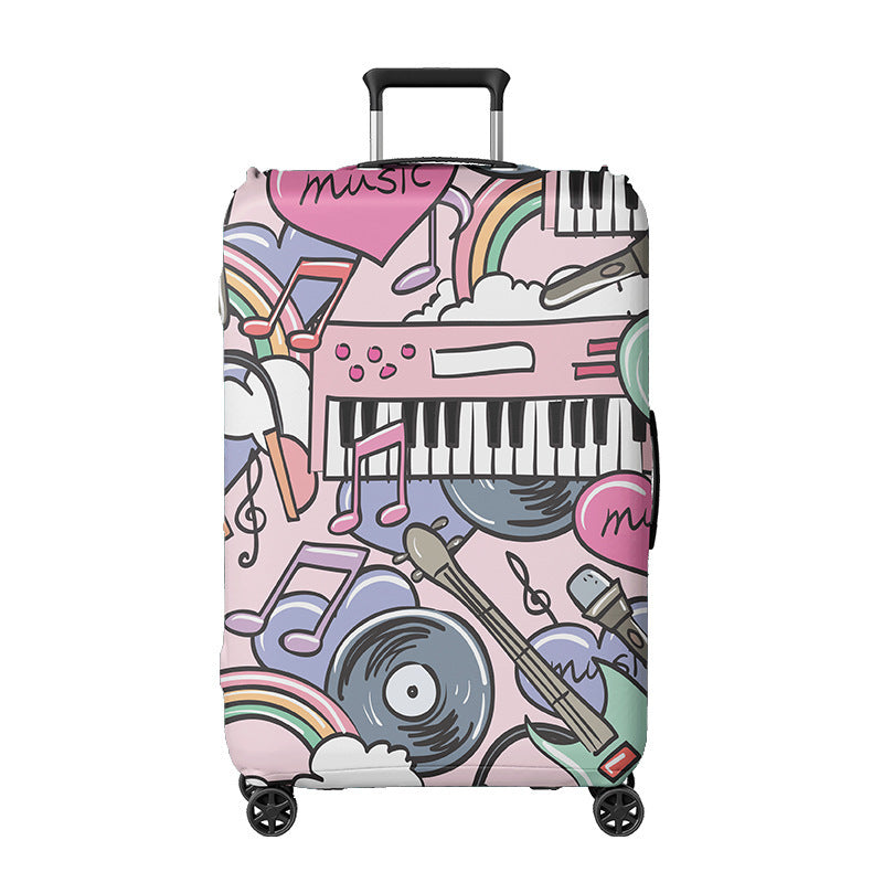 Unisex Hard-shell suitcase with cheerful pirate motif Kalsten