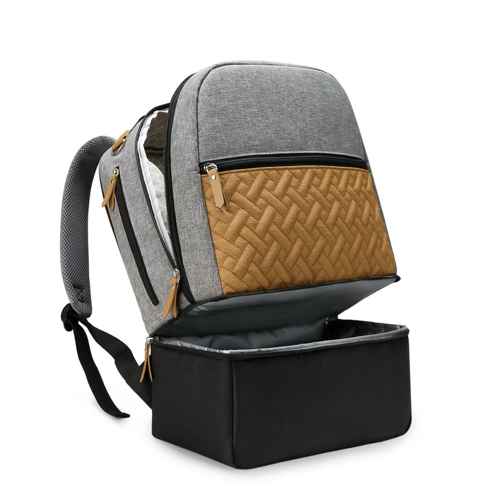 Backpack with Floral Pattern and Separate Compartment Kalsten