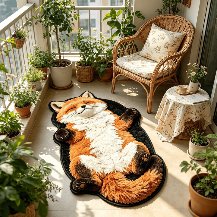 Cute Cartoon Dog Shaped Area Rug