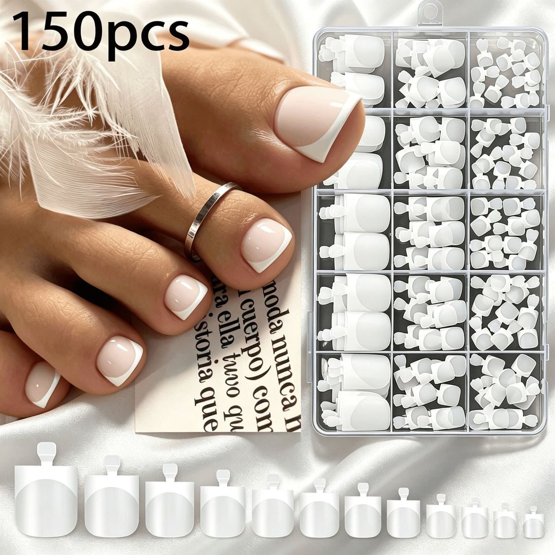 Premium French Tip False Nail Set Kalsten