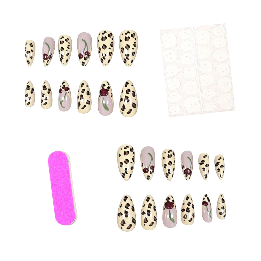 Artistic Leopard Print Press-On Nail Extensions Kalsten
