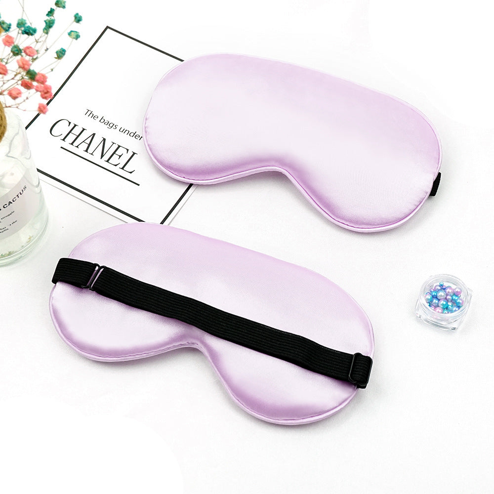Unisex nan luxurious satin sleep mask with anatomical contour and adjustable elastic band Kalsten