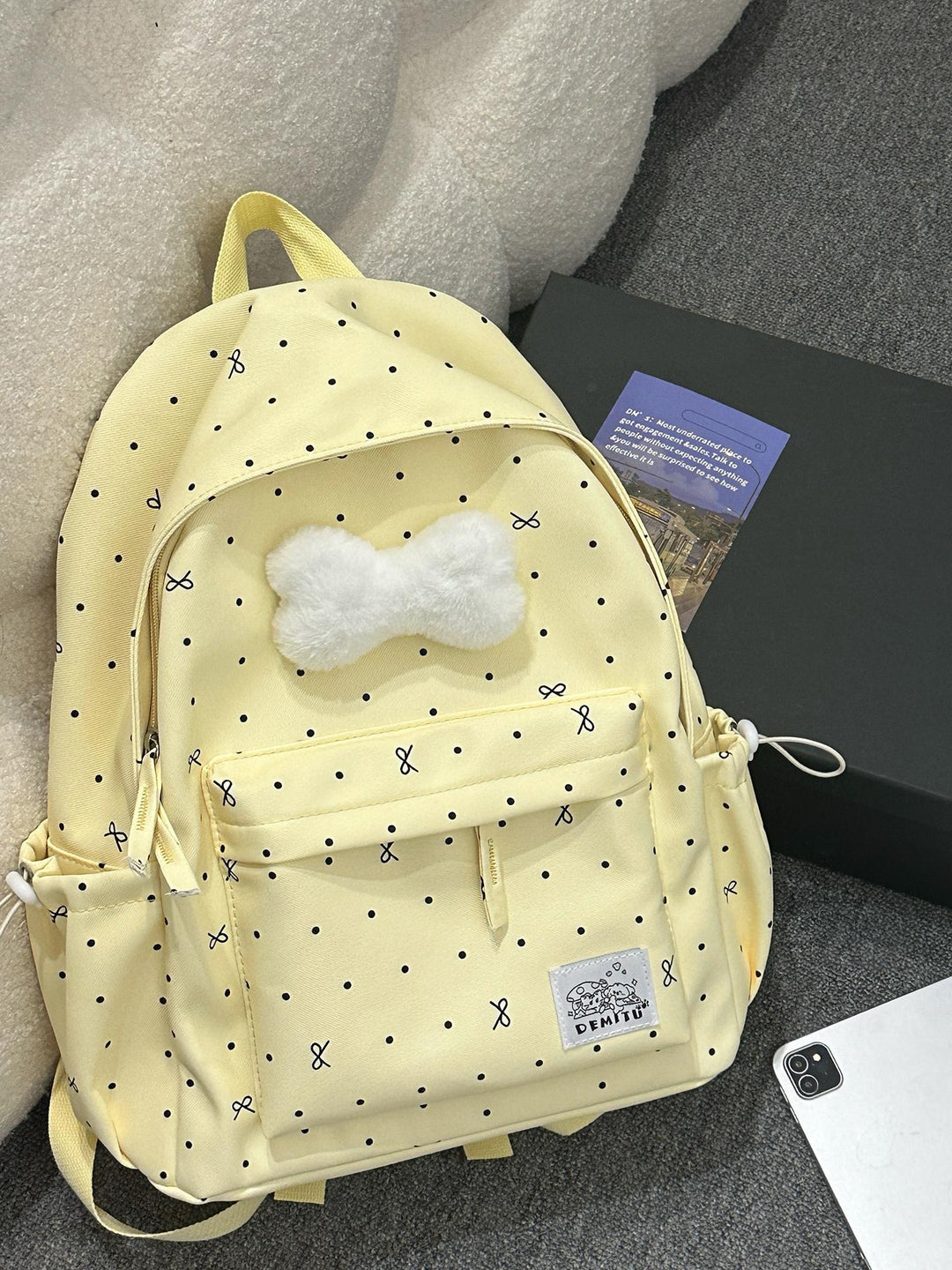 Playful Polka Dot Backpack Kalsten