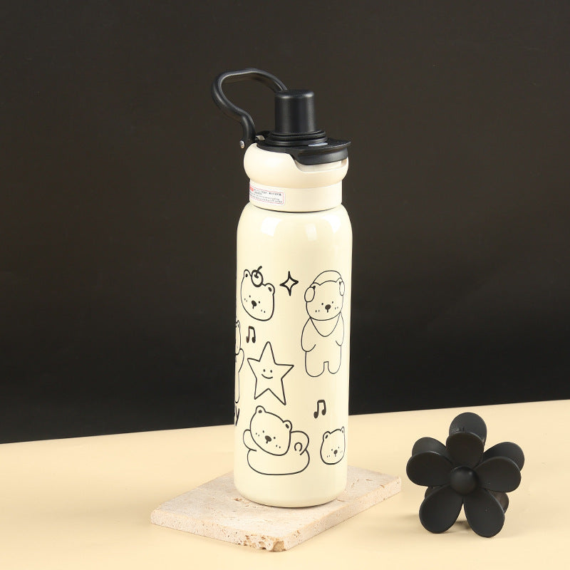 Women's Child-Friendly Stainless Steel Water Bottle Kalsten