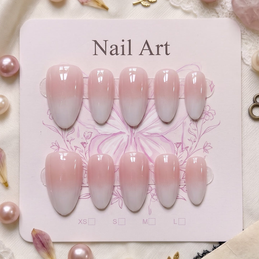 Elegant Stiletto Press-On Nail Design