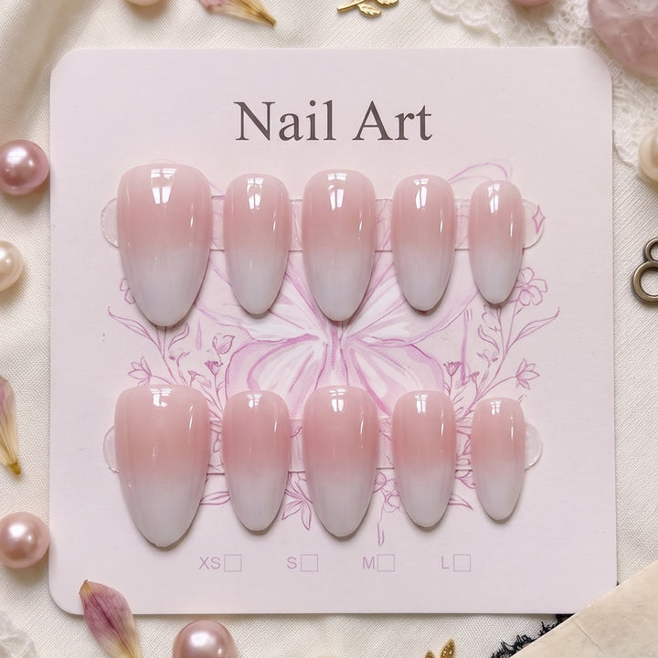 Elegant Stiletto Press-On Nail Design