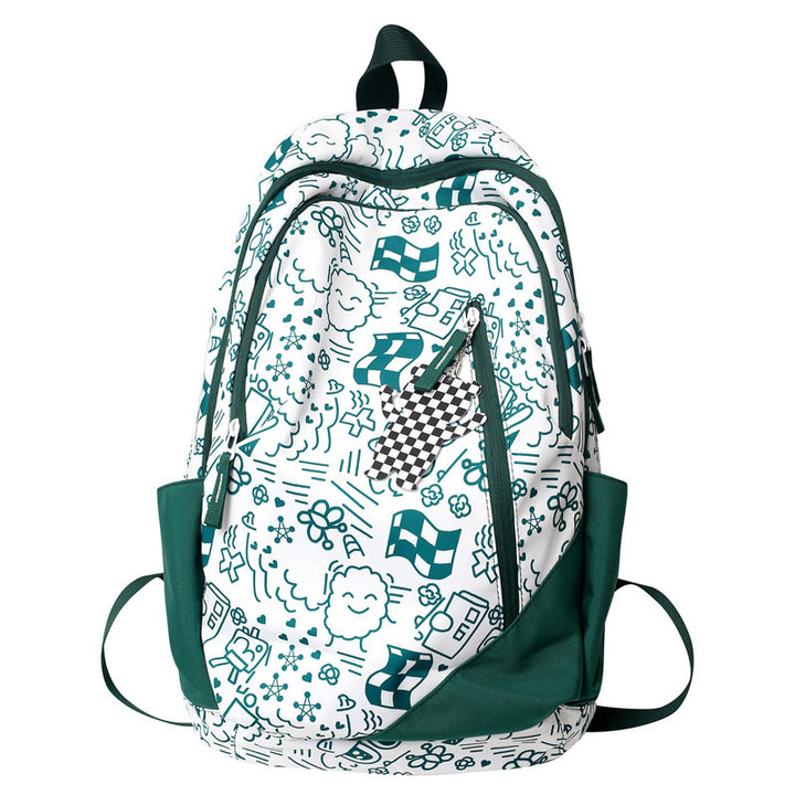 Fun Printed Graphic School Backpack Kalsten
