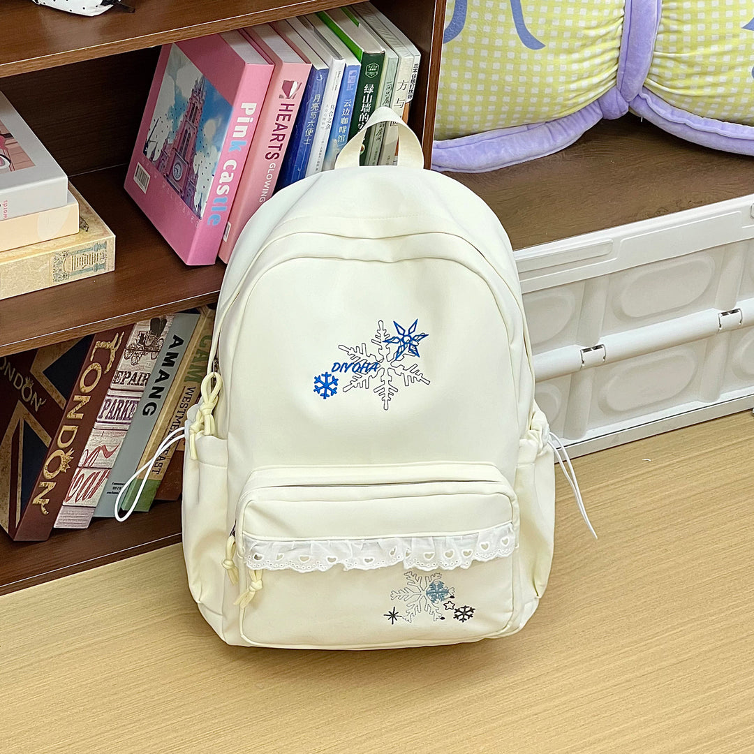 Stylish Embroidered Casual Backpack Kalsten