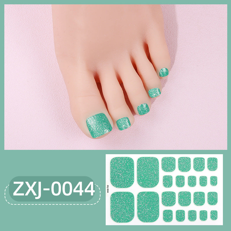 Glittery Toe Nail Wraps  1790954463