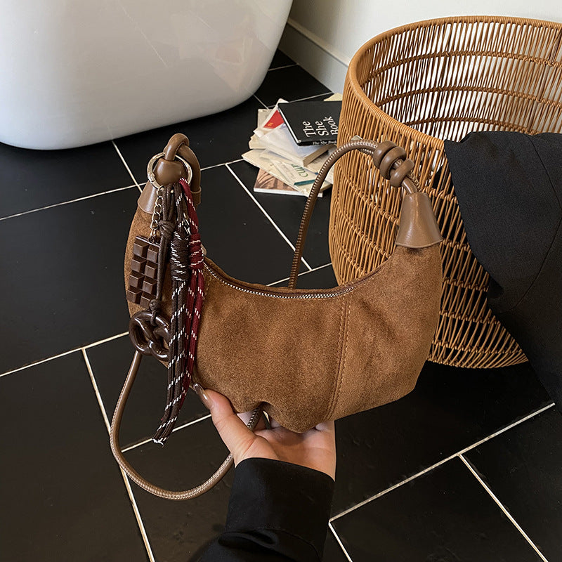 Designer Suede Handbag