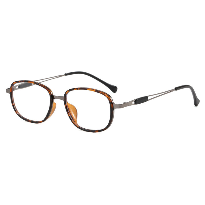 Fashionable sunglasses with square frame and slim metal frame Kalsten