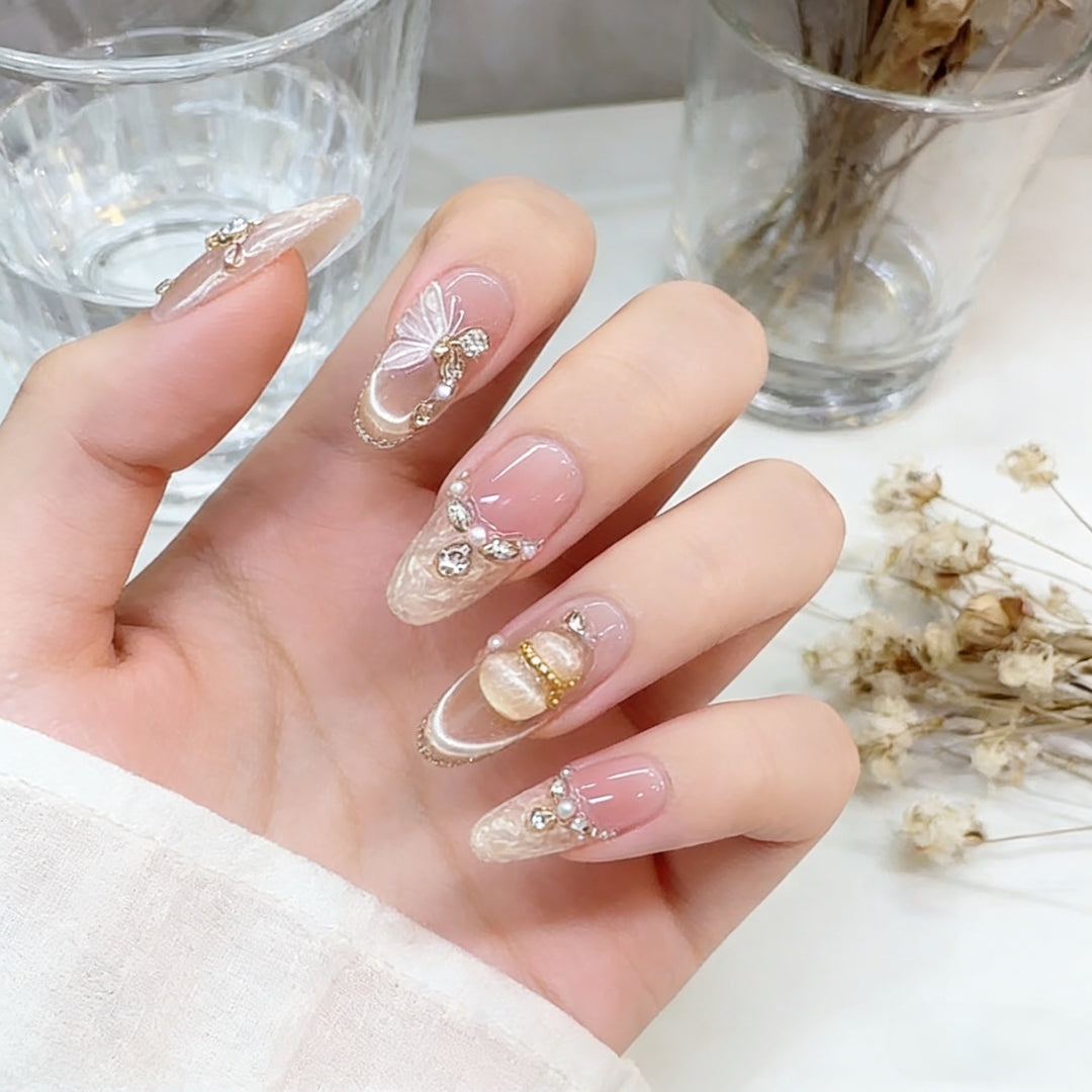 Luxury Decorative Press-On Nail Art Set Kalsten