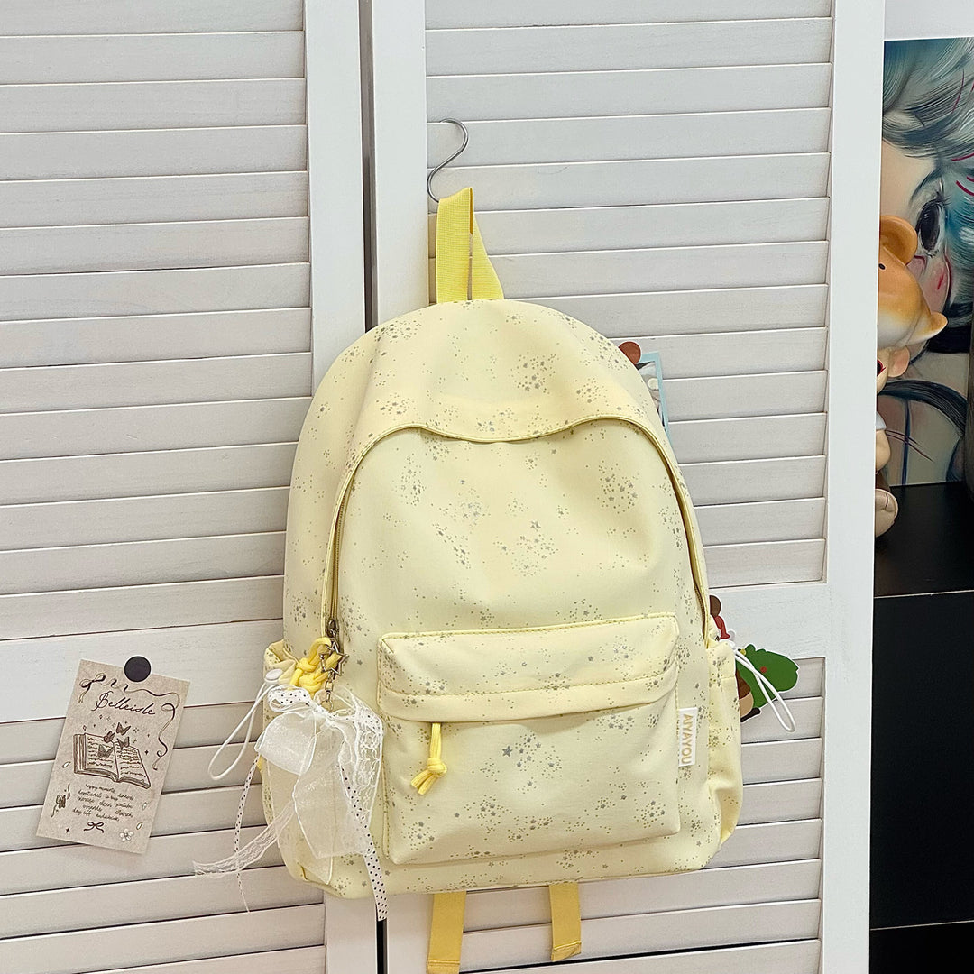 Playful Floral Print Backpack Kalsten