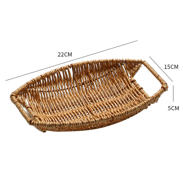 Handwoven Decorative Serving Basket Kalsten