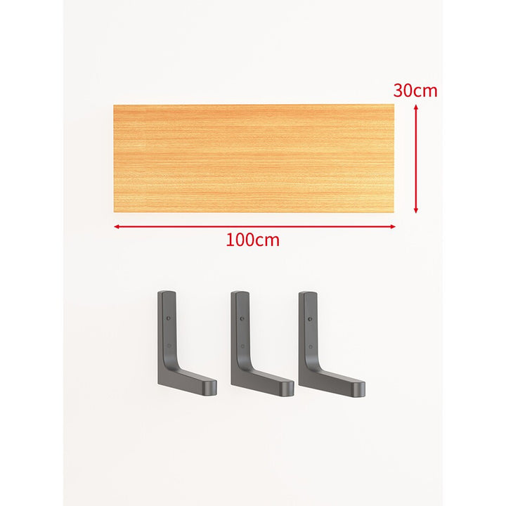 Long Narrow Floating Wall Shelf Kit with Concealed Heavy-Duty Brackets