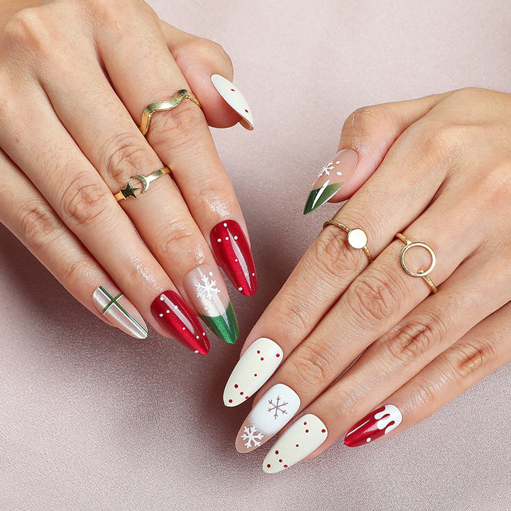 Festive Holiday Nail Art Design Kalsten