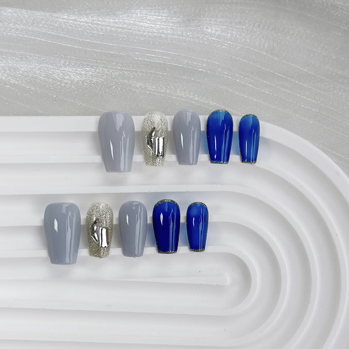 Butterfly-Embellished Press-On Nail Set