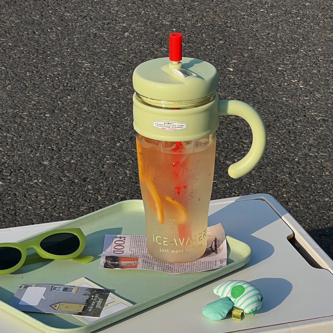 Women's Multifunctional Coffee Mug with Straw Kalsten