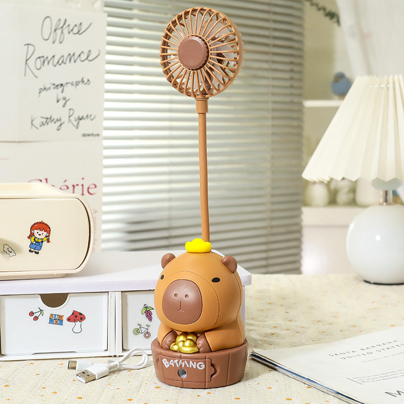 Ladies portable table fan with cute bear motif Kalsten