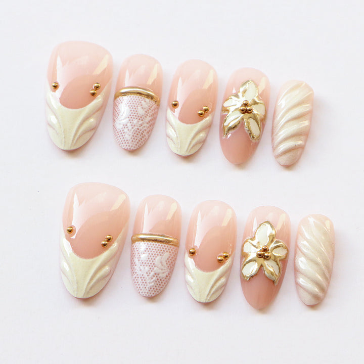 Elegant Floral Nail Art