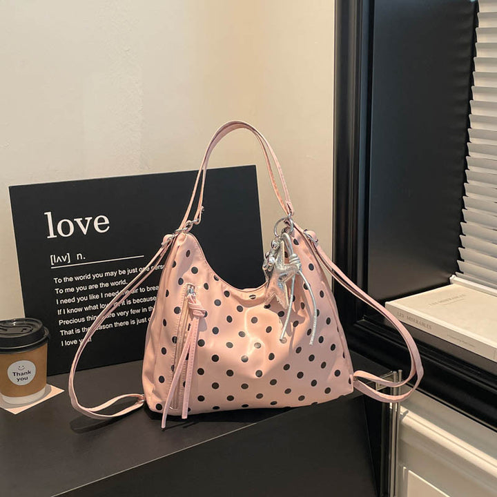 Stylish Polka Dot Tote Bag