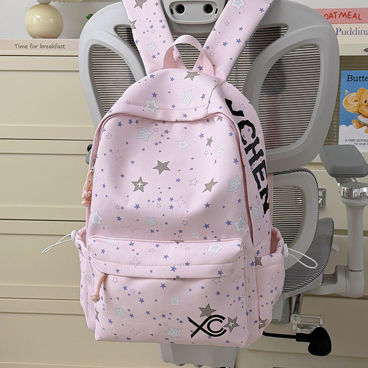 Bunny Ear Patterned School Backpack Kalsten