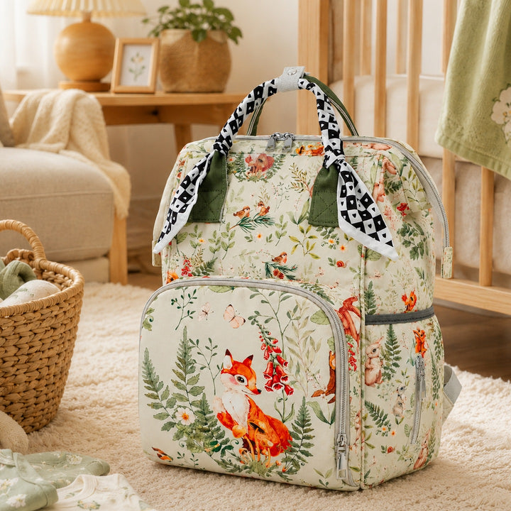 Portable Illustrated Backpack Kalsten