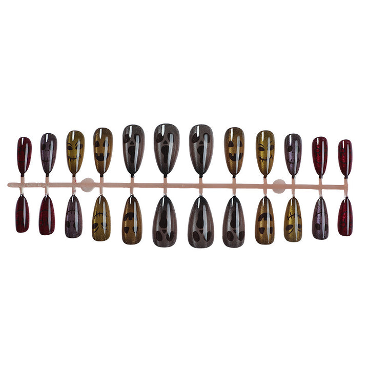 Halloween-Themed Press-On Nail Designs