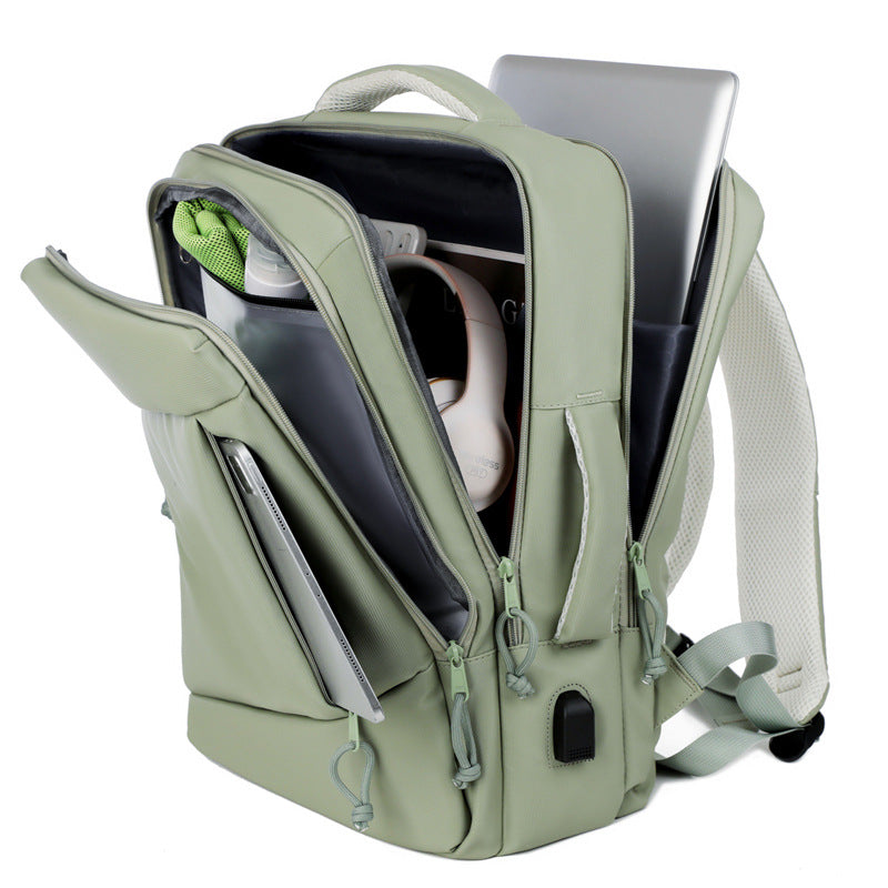 Functional travel backpack with separate laptop compartment and ergonomic design Kalsten