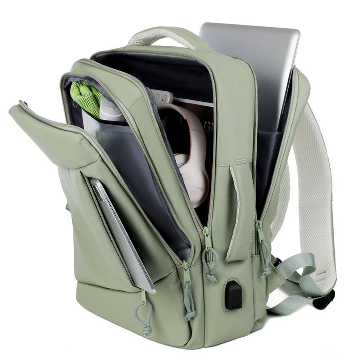 Functional travel backpack with separate laptop compartment and ergonomic design Kalsten