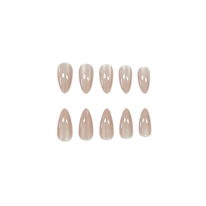 Elegant Almond-Shaped Acrylic Nail Enhancements Kalsten