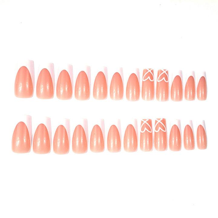 Fashionable French Tip Nail Extensions Kalsten