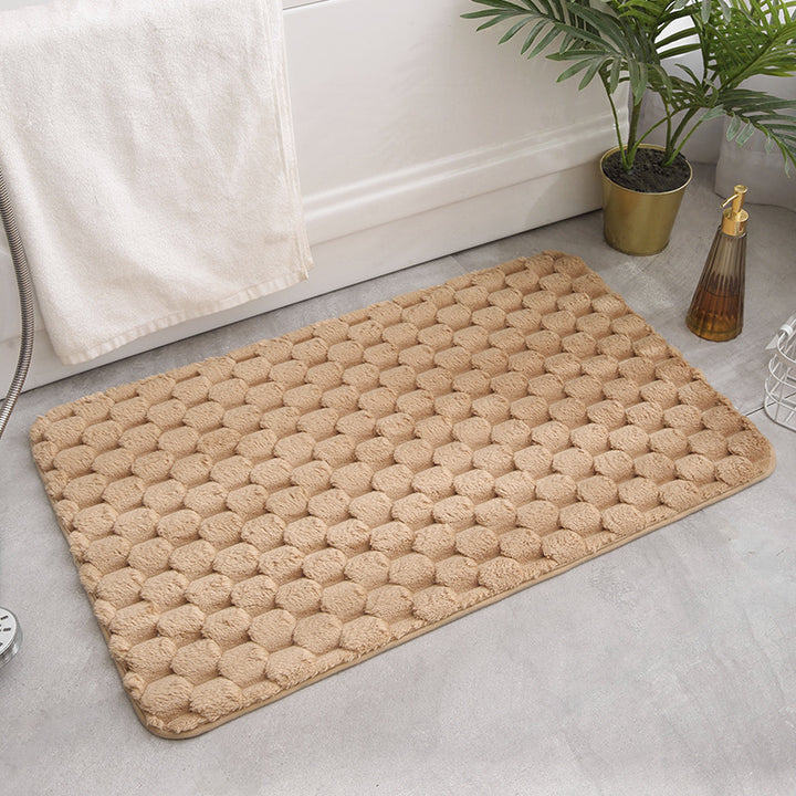 Soft Textured Bath Mat for Home