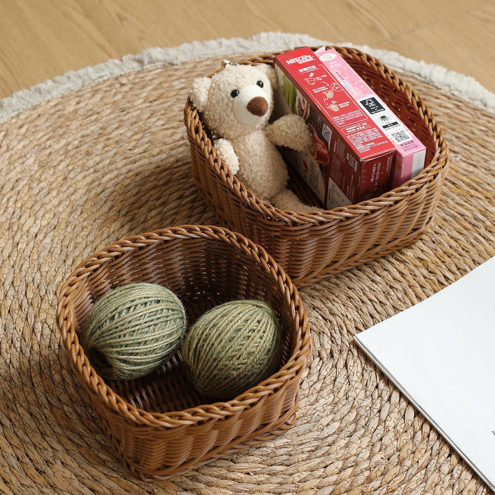 Elegant Woven Storage Basket with High-Quality Finish Kalsten