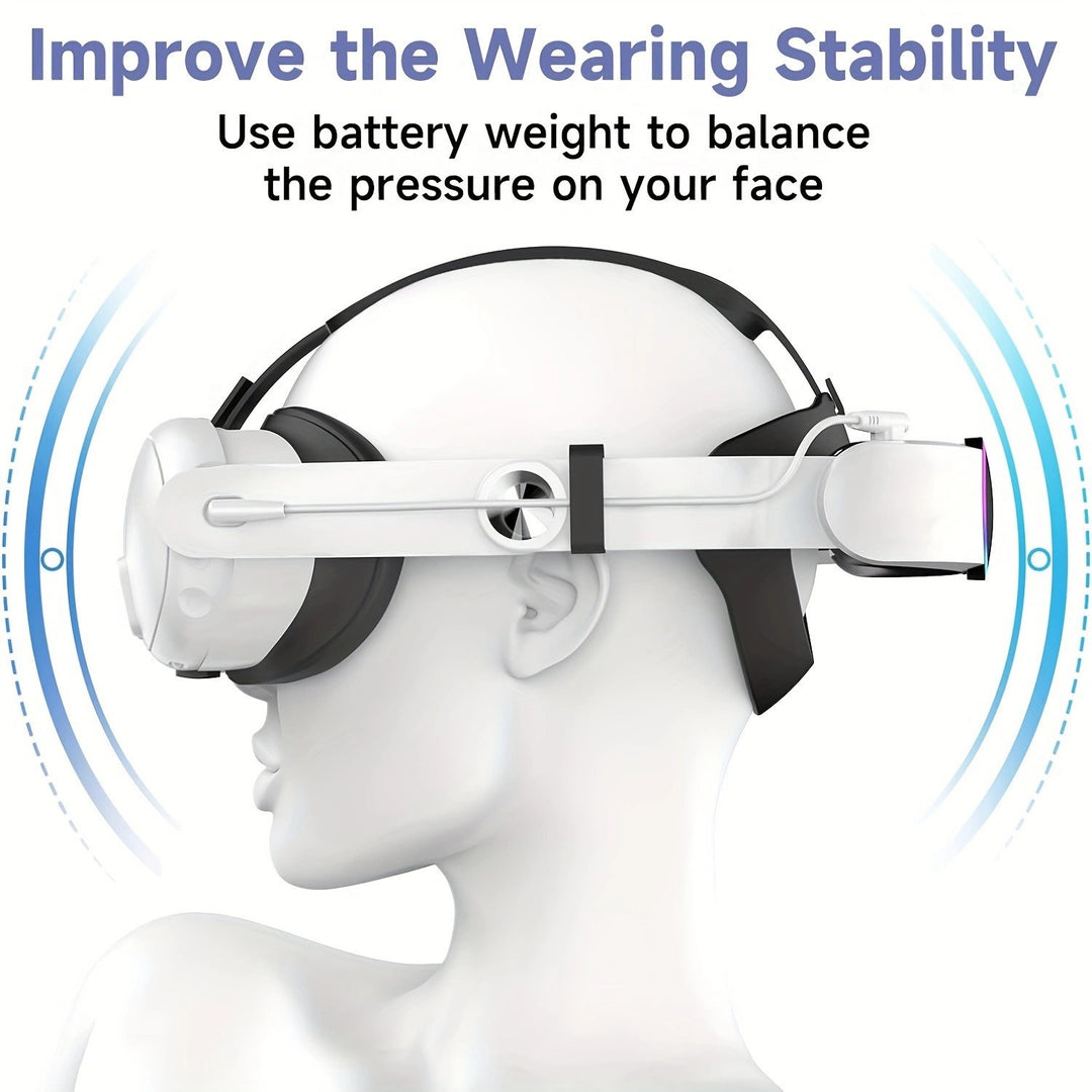 Ergonomic VR headset with high-performance battery Kalsten