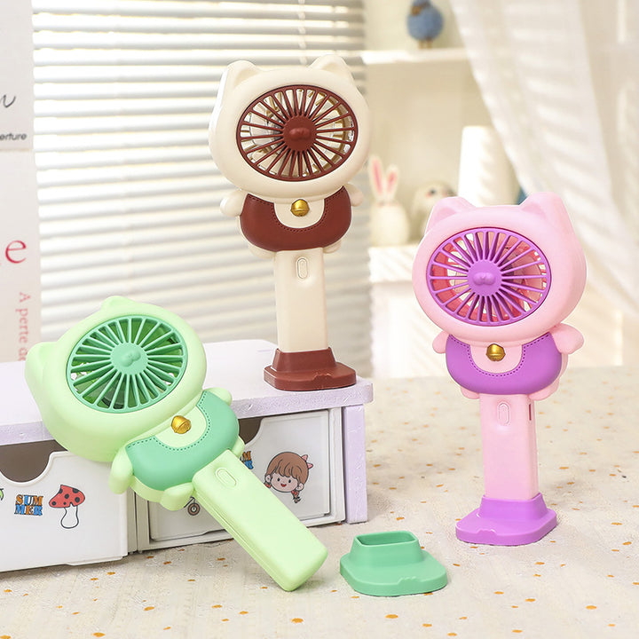 Women Portable Kids Handheld Fan Kalsten