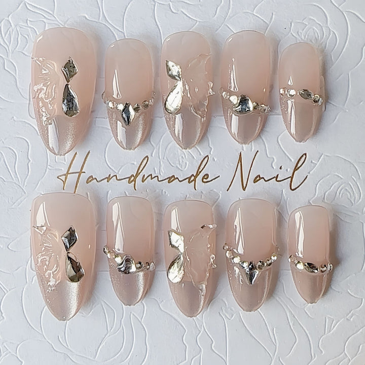 Artistic Press-On Nail Design Kalsten 1789803418