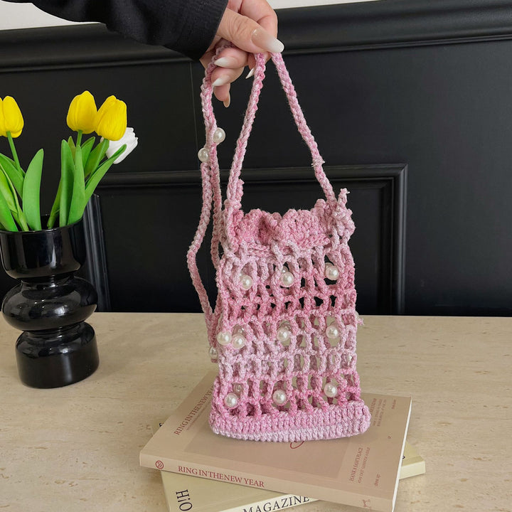 Decorative Crochet Mini Backpack