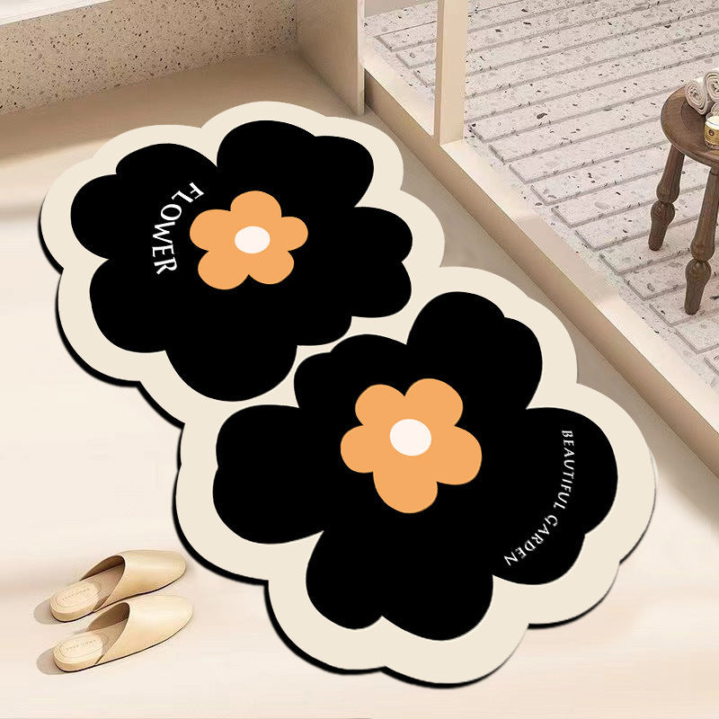 Decorative Flower-Shaped Floor Mat Kalsten