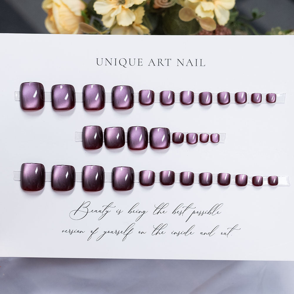 Elegant Metallic Nail Art