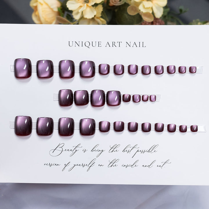 Elegant Metallic Nail Art