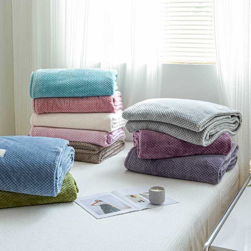 Textured Throw Blanket