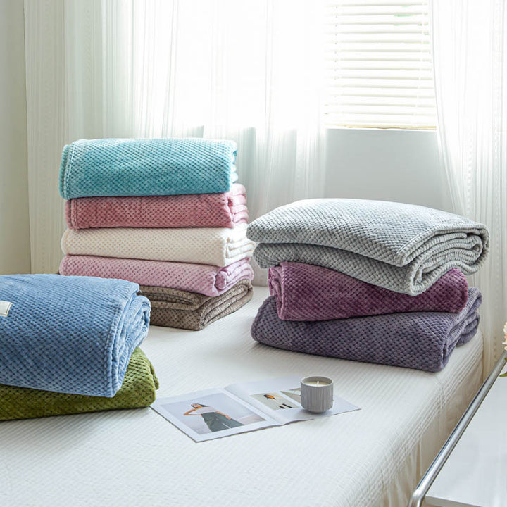 Textured Throw Blanket