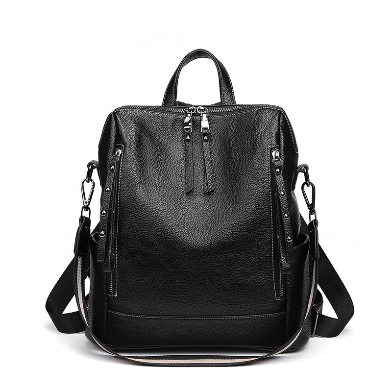 Stylish Leather Backpack