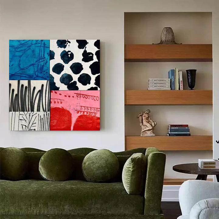 Abstract Expressionist Canvas Art