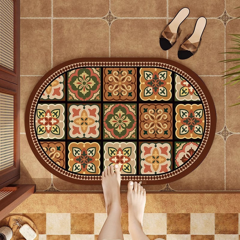 Decorative Area Bath Mat Kalsten