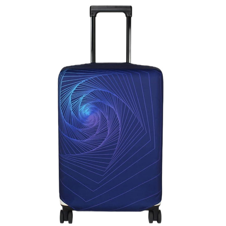 Women Hard Shell Suitcase with Trendy Surf and Palm Design Kalsten